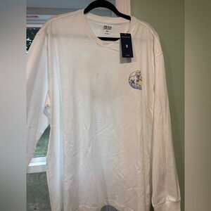 State of Mind Classic White Long Sleeve Tee